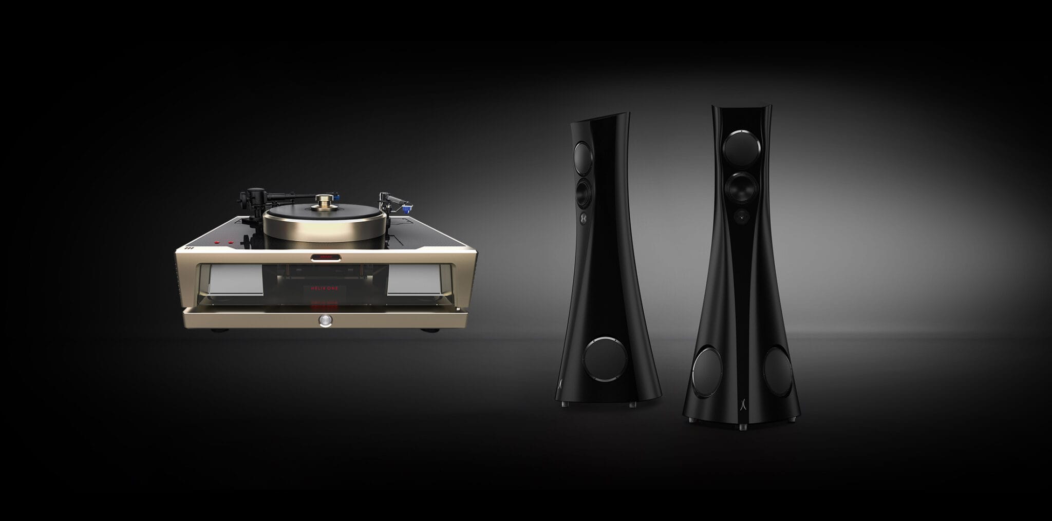 dohmann-helix-one-mk2 draaitafel en Estelon Forza speaker dohmann-helix-one-mk2 draaitafel en Estelon Forza speaker