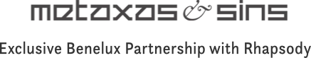 Metaxas en Sins - Exclusive Benelux Partnership with Rhapsody