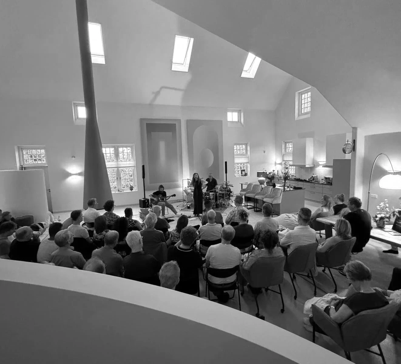 woonkamer concert